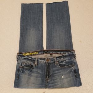 J.Crew Frayed & Cropped Straight Jean's, Sz 32S